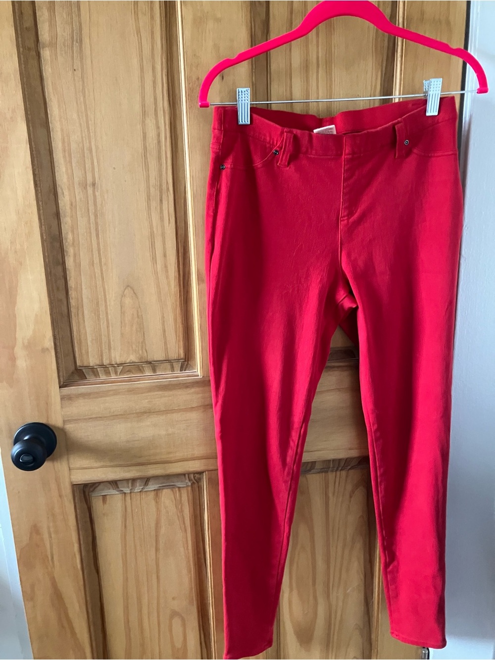 Faded Glory Women's Skinny Pants in Bright Red